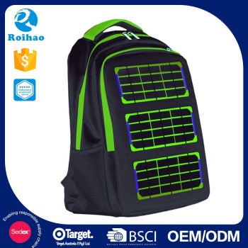 High Standard Personalized Design Solar Panel Hiking Backpack