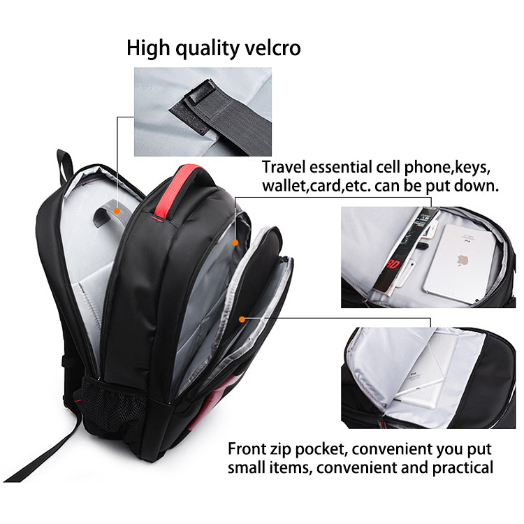 Wholesale large capacity nylon fashionable laptop bags backpack