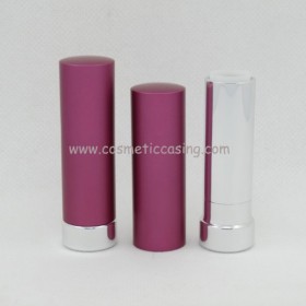 Pink lipstick tube Aluminium lipstick containers cosmetics type lipstick case