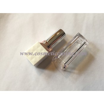 Luxury Square shape Plastic lipstick tube empty lipstick container lipstick case for cosmetics packaging
