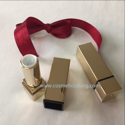 Luxury Gold Lipstick tube empty lipstick container lipstick case for cosmetics