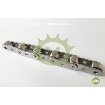 Stainless steel conveyor chain with extend pins