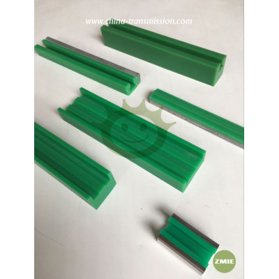 green profile for stainless steel chain, green guide