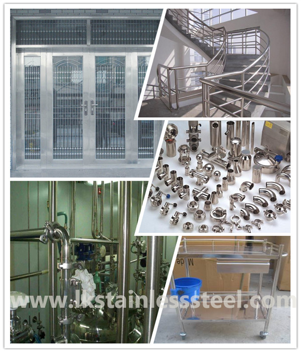 201 304 316L schedule 160 stainless steel pipe with AISI ASTM JIS standard for chemical industry & construction