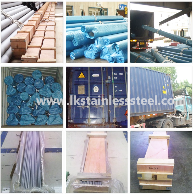 stainless steel packing and delivery