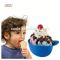 Red plastic baseball helmet wholesale ice cream containers