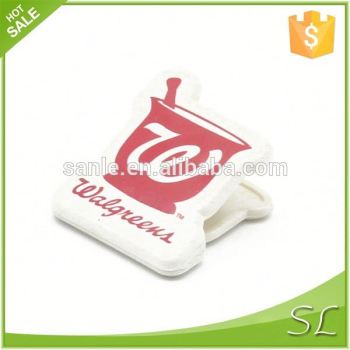 Plastic magnetic clip with printing for sale