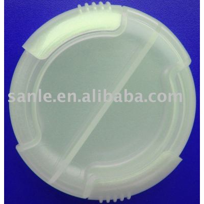plastic round pill box for personal travel