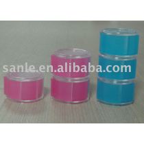 movable and dismountable three layer round pill case