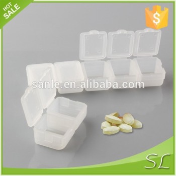 7 lattices clear pill case