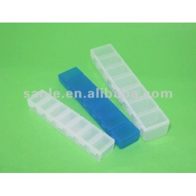 Daily oblong pill box manufacture