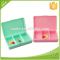 PP material type square colored travel pill case
