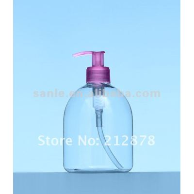 Empty hand wash plastic spray bottles