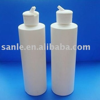 8oz HDPE cylinder detergent bottle with Fort cover