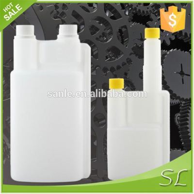 150ml PE measuring bottle with double openning