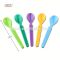 High Quality colored disposable plastic Ice cream spoons