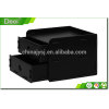 Customized Foldable Storage Black Plastic Box