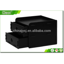 Customized Foldable Storage Black Plastic Box