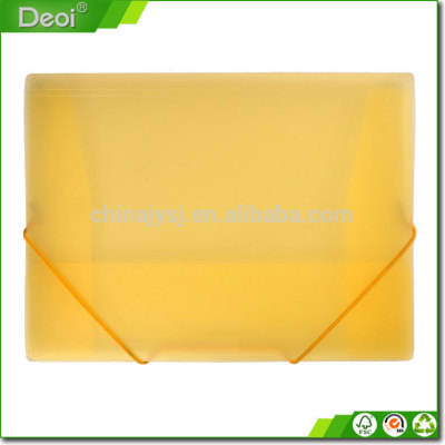High quality pp portfolio box with fabric elastic plastic portfolio folder eco-friendly portfolio case