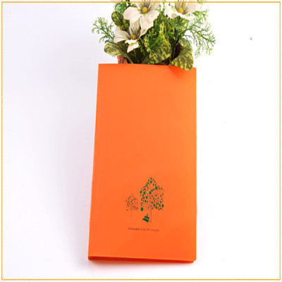 2015 top sale customized notebook with orange color made in shanghai factory