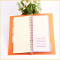 2015 top sale customized notebook with orange color made in shanghai factory