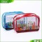 hotsale factory customized transparent PVC zipper cosmetic bag