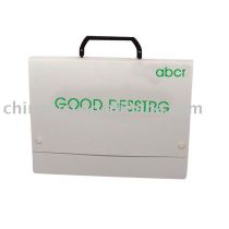 Model JY-1054 PP document locking file box expanding case box with logo printing (office folders) for business office use