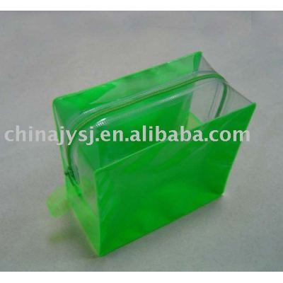 colored PVC cosmetic bag