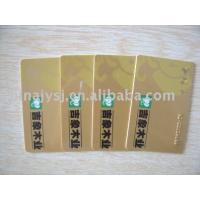 VIP card with UV printing (membership card)