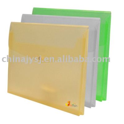plastic file bag (expanding file holder) with printing