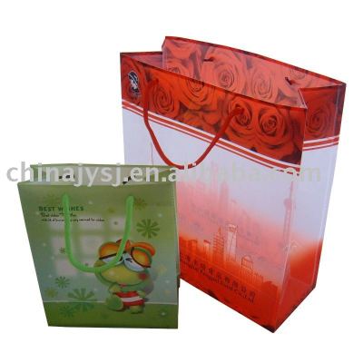 PP promotion gift handbag with eco-friendly material