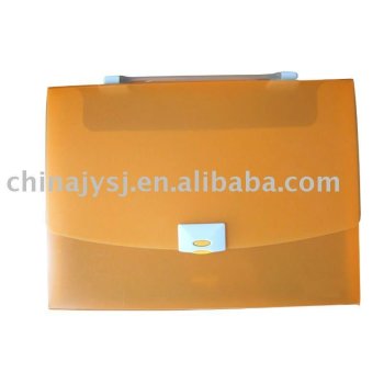 Model JY-002 plastic documents box folder holder with 13 pockets seeking for foreign agent