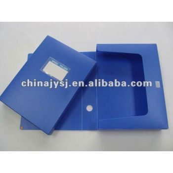 document (paper) PP plastic file holder with velcro closure
