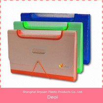 profesional OEM factory and customized durable PP plastic file case with buckle