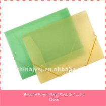 Polypropylene Plastic File Document Bag with Elastic