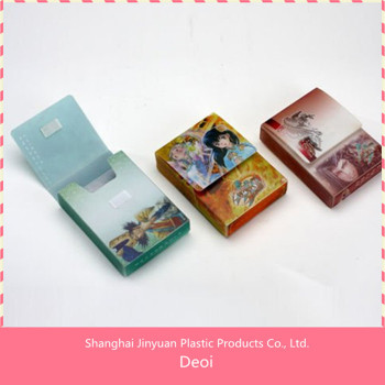 Deoi OEM customized fashion PP/PVC/PET wholesale eco-friendly Polypropylene Plastic Box for card with Printing