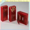 Deoi OEM customized fashion PP/PVC/PET plastic wholesale eco-friendly Polypropylene red Plastic packaging Box with Printing