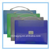 plastic PP carry handle document file box case professional OEM customized stationery factory