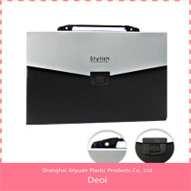 profesional OEM factory and customized durable locked plastic PP carry handle document file box case