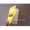 made in Shanghai poly card holder book with printing