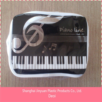 OEM factory with high quality customized decorative recyclable pp zipper cosmetic bag manufacturer