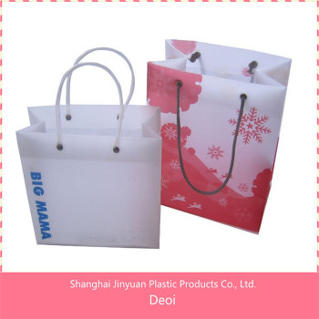 OEM factory and customized durable pp plastic reusable carry bag with pvc pipe