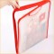 2016 high quality new design zip bag a4 file bag with handle