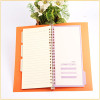 2015 orange color shanghai WIRE-STITCHED NOTE BOOK made in shanghai factory