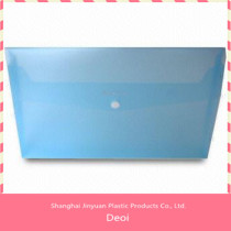high quality cute blue manila file certificate holder with handle made in shanghai factory