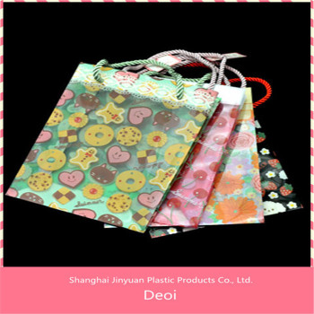 Deoi OEM factory customized PP PVC PET durable pp handbag bag with drawstring