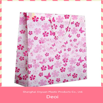colorful eco-friendly waterproof pp portable sack gift bag made in shanghai factory