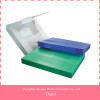 eco-friendly a4 size plastic blue and green box file made in shanghai factory