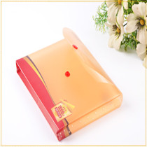pp box file box with button professional OEM customized stationery factory
