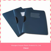 Deoi OEM factory customized PP PVC PET durable stationery plastic clip file binder